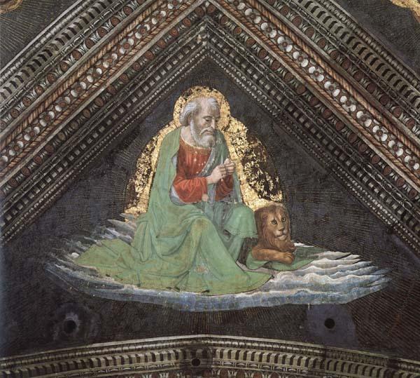 Domenicho Ghirlandaio Evangelist Markus oil painting image